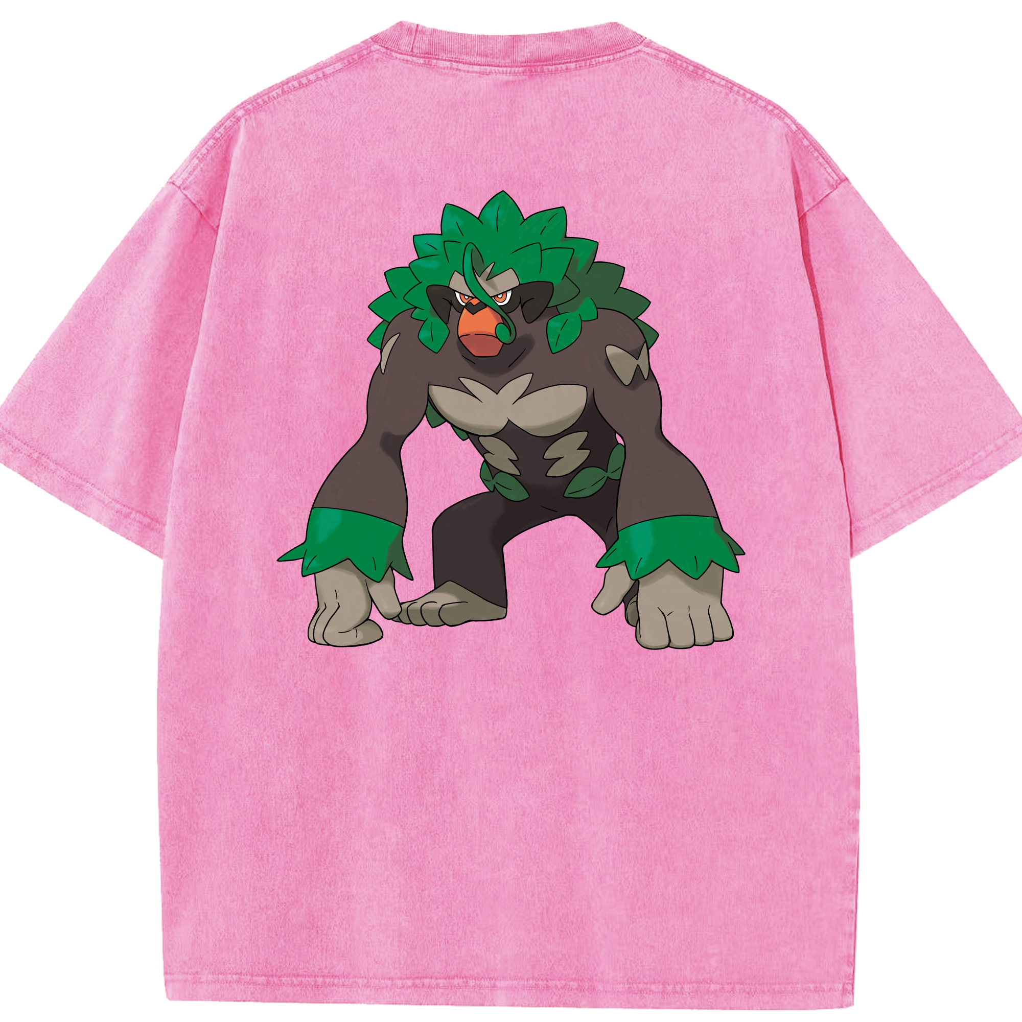 （画像用） ポケットモンスター Pokémon 綿100% ヴィンテージ風 半袖Tシャツ（背面プリント）